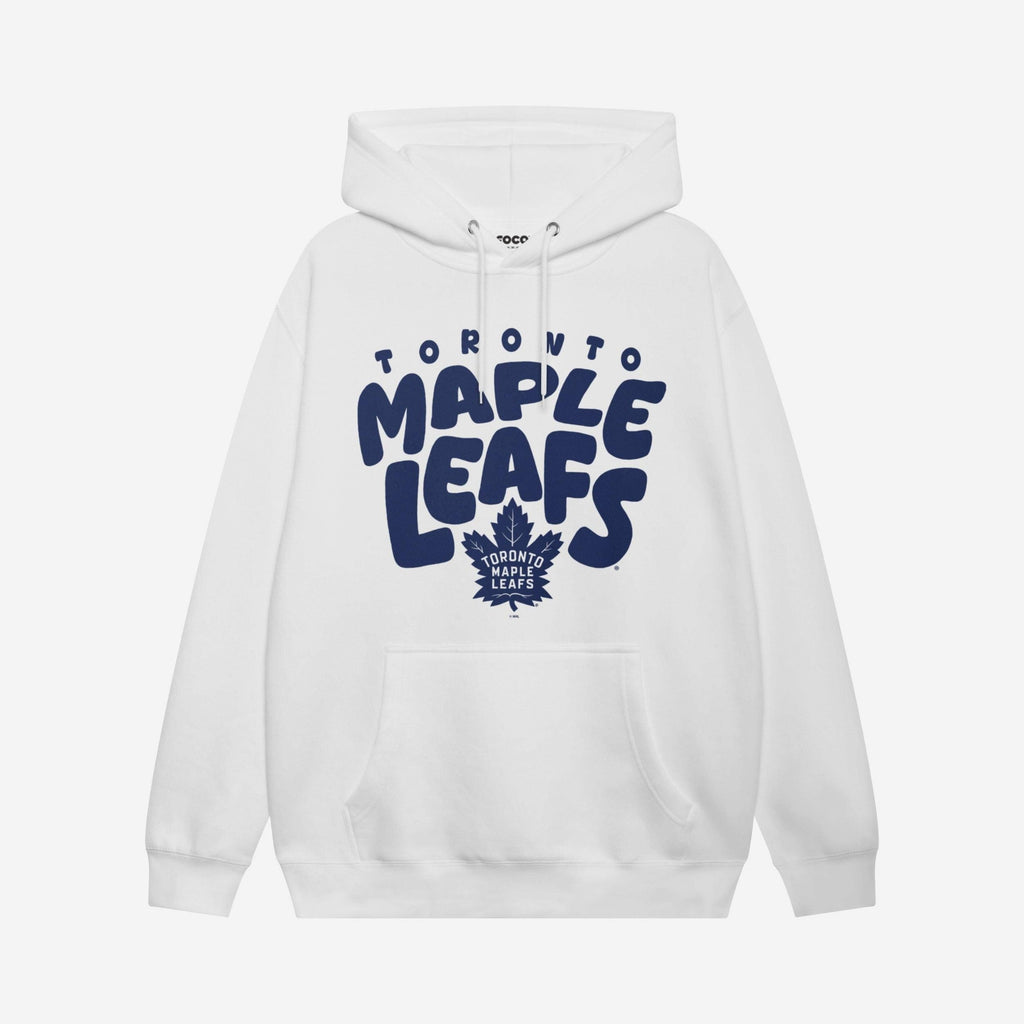 FOCO Toronto Maple Leafs Bubble Hoodie Blue Extra Large 2