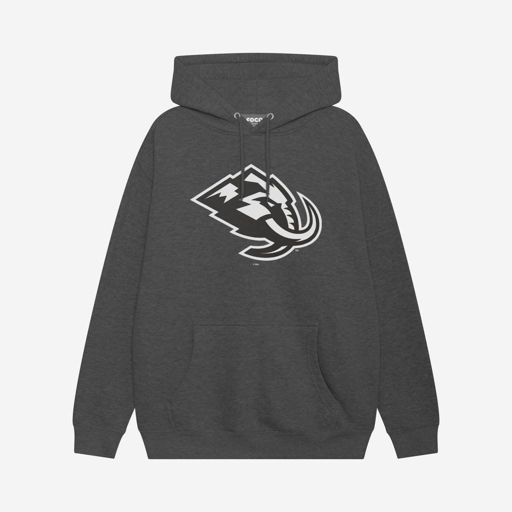 FOCO Utah Mammoth Primary Logo Hoodie Black/White XL 2