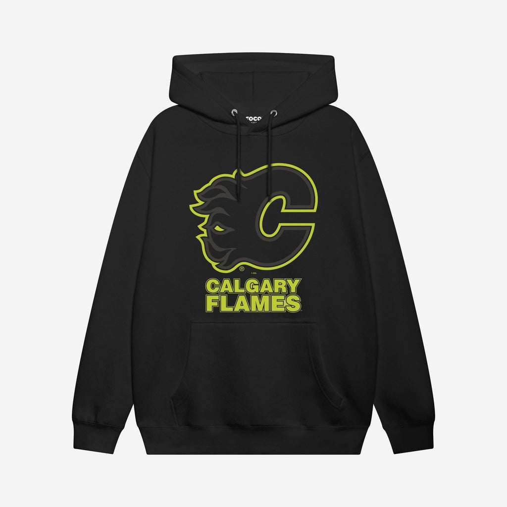 FOCO Highlight Reel Hoodie Black/Neon Pink S Men 4