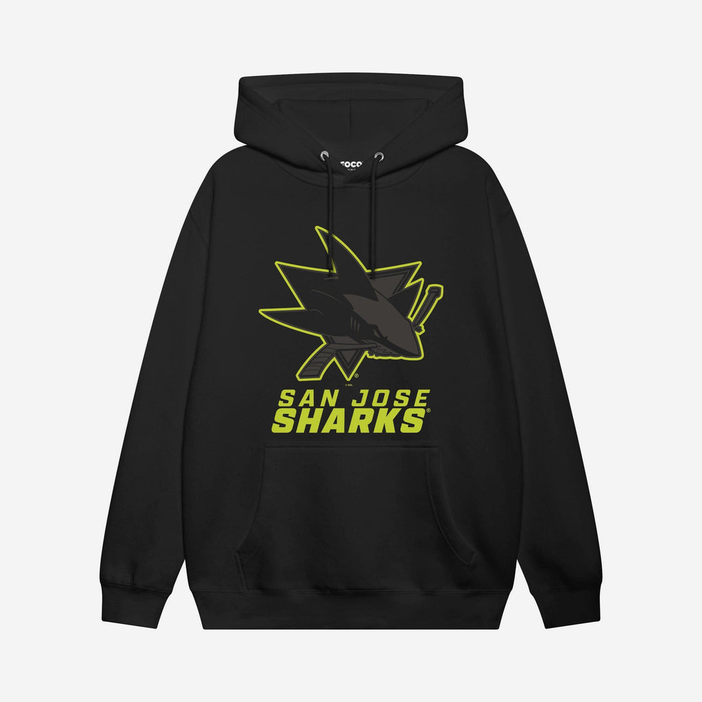 FOCO San Jose Sharks Highlight Reel Hoodie Black/Pink L 4