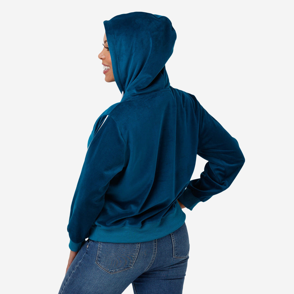 FOCO Velour Hooded Sweatshirt Green 2XL 3
