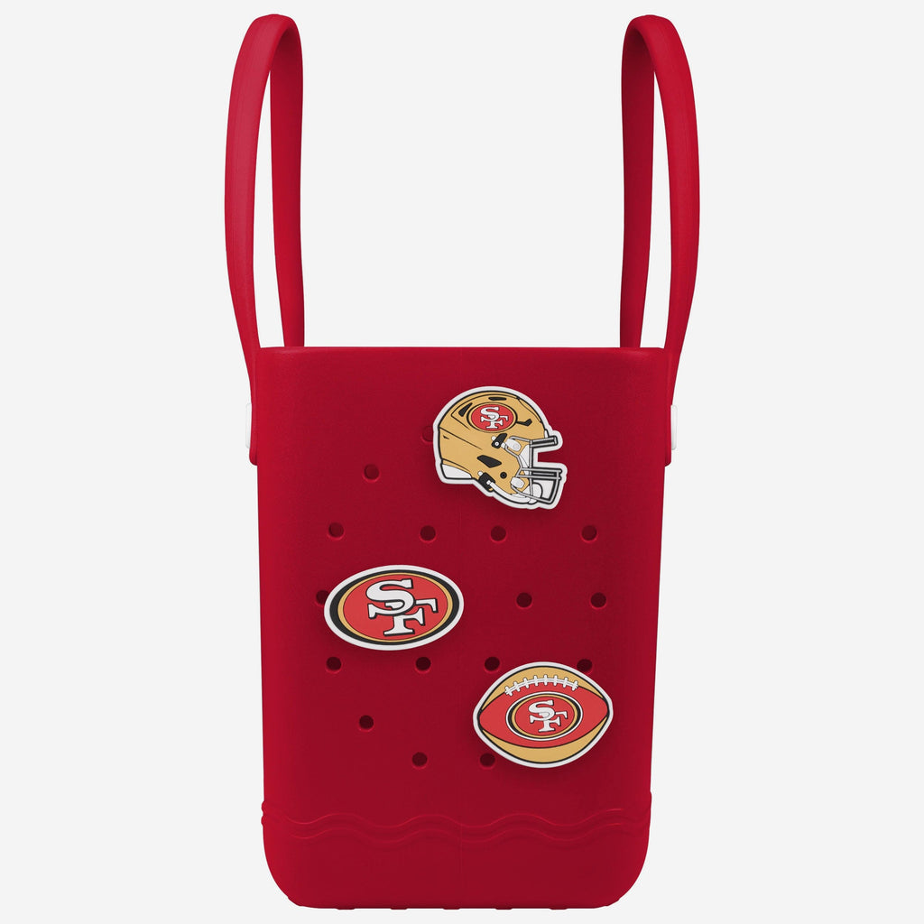 San Francsco 49ers Football Helmet Wth Puff Smoke Sublmaton Desgn