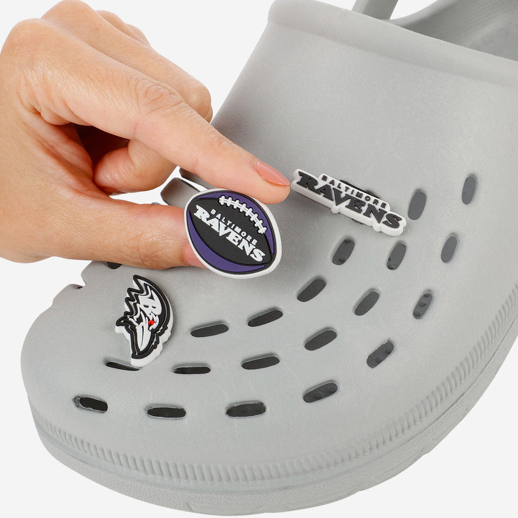 Baltimore Ravens 10 Pack Team Clog Charms FOCO - Main Image