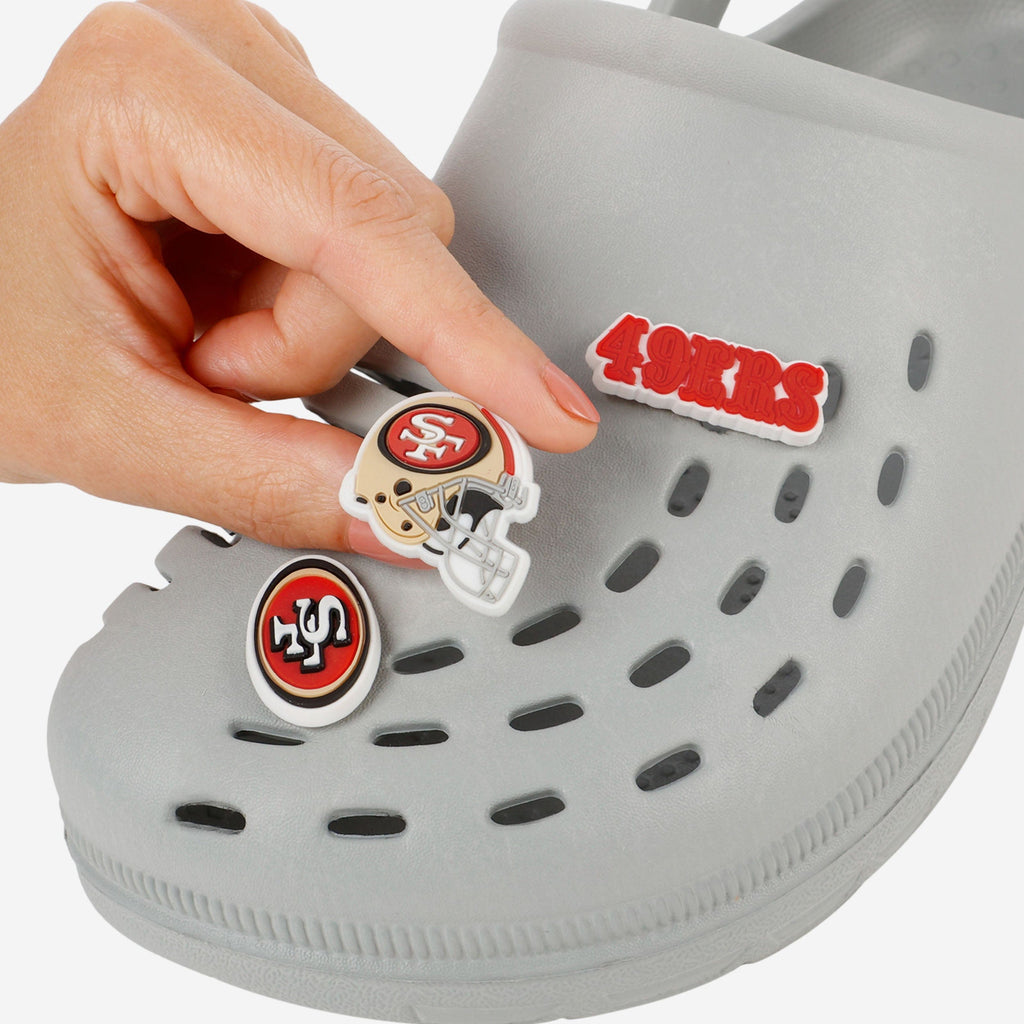 FOCO San Francisco 49ers 10 Pack Clog Charms 4