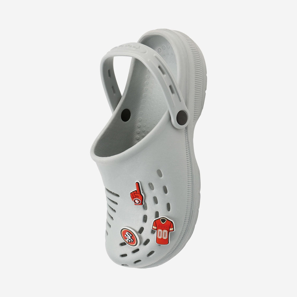FOCO San Francisco 49ers 10 Pack Clog Charms 3