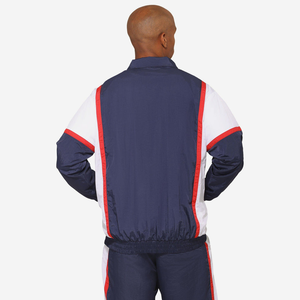FOCO New York Giants Nylon Crinkle Gameday Jacket Blue XL Men 3