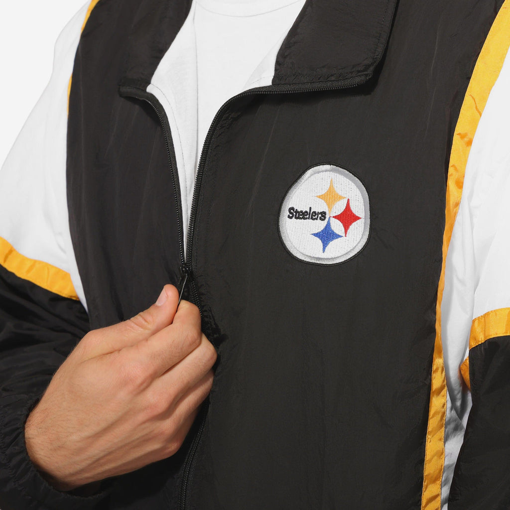 Pittsburgh Steelers ナイロンジャケット Pittsburgh Steelers Nylon Crinkle Gameday Jacket FOCO