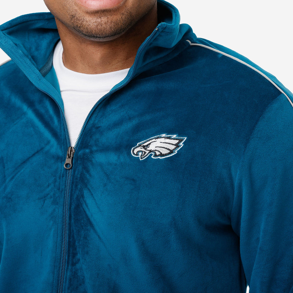 FOCO Velour Zip Up Top Philadelphia Eagles M 4