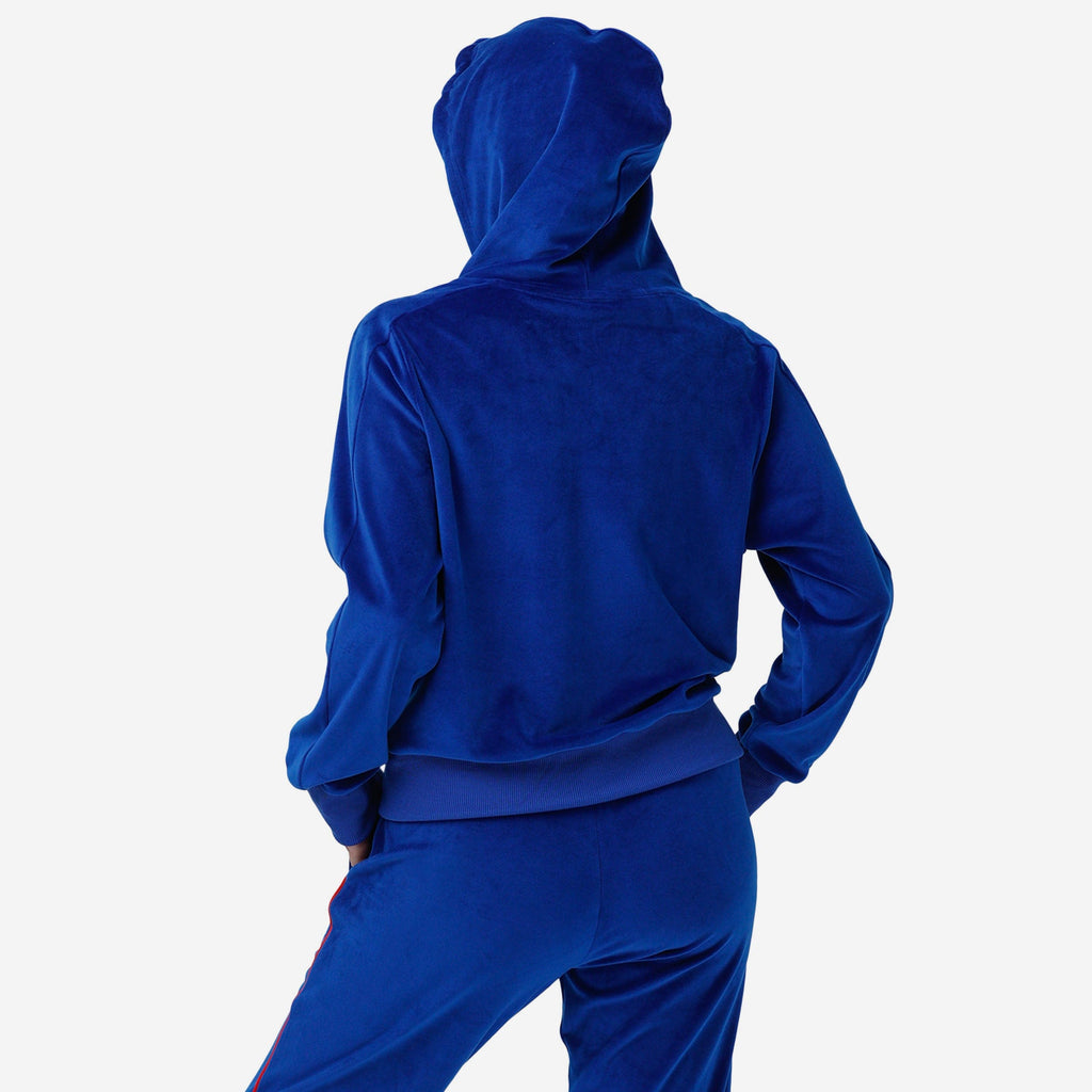 FOCO Buffalo Bills Velour Zip Up Top Blue L 3