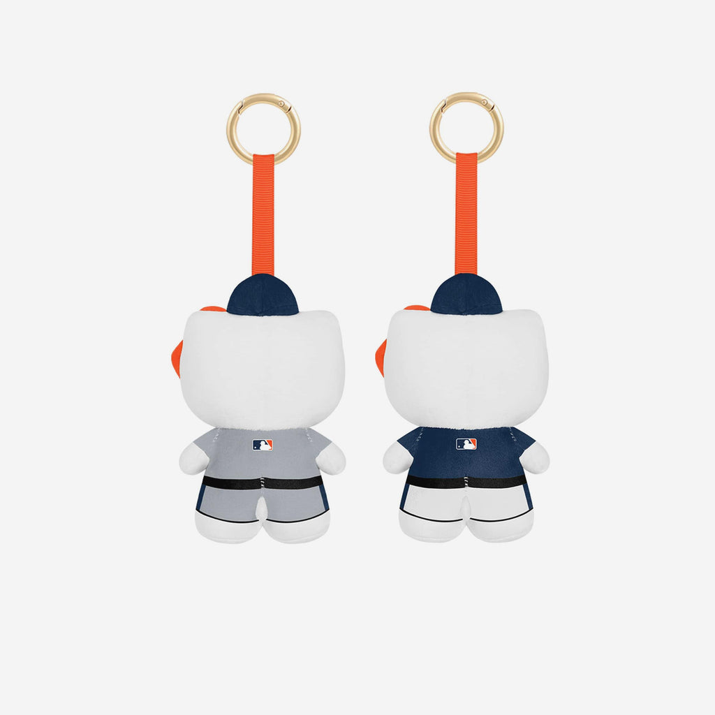 FOCO Detroit Tigers 2 Pack Plush Hello Kitty Bag Charm Keychain Multicolor 3