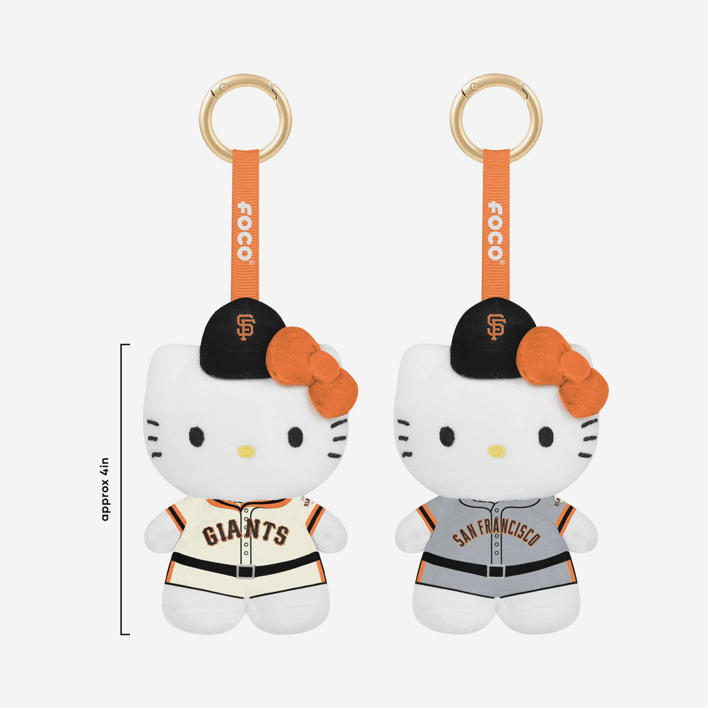 San Francisco Giants 2 Pack Mini Plush Hello Kitty® Bag Charm