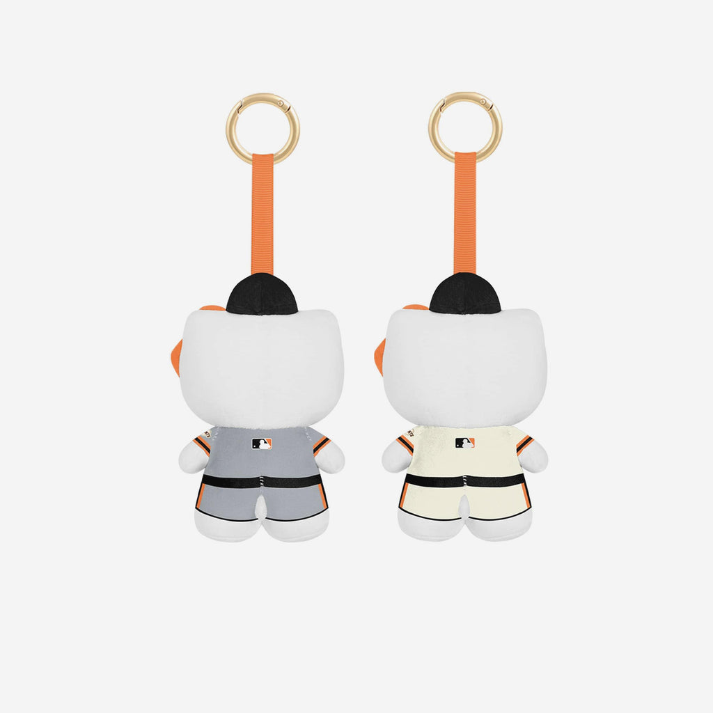 hello kitty giants backpack San Francisco Giants 2 Pack Mini Plush Hello Kitty® Bag Charm Keychain FOCO