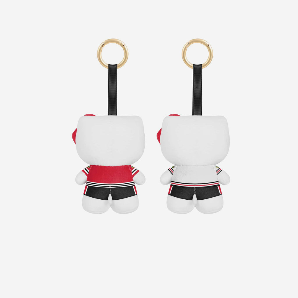 FOC Chicago Blackhawks Hello Kitty Plush Keychain 2 Pack 3
