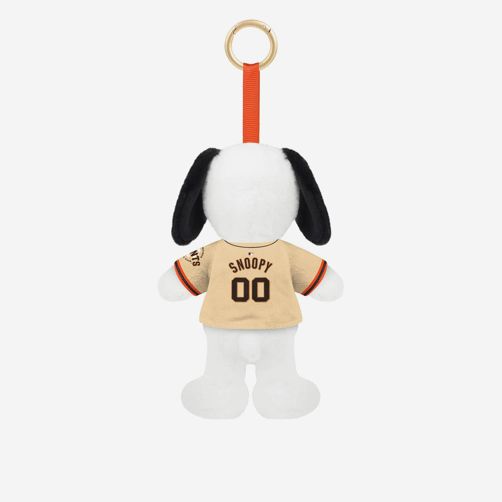 San Francisco Giants Plush Snoopy Peanuts Bag Charm Keychain FOCO