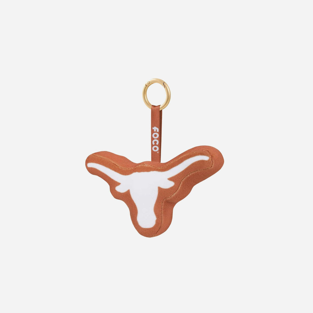 FOCO Texas Longhorns Plush Team Logo Bag Charm Keychain Multicolor 4