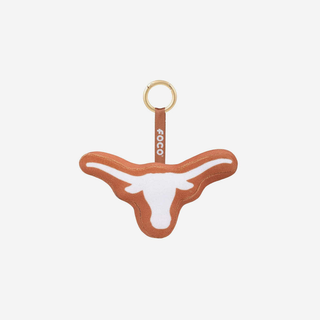 FOCO Texas Longhorns Plush Team Logo Bag Charm Keychain Multicolor 2