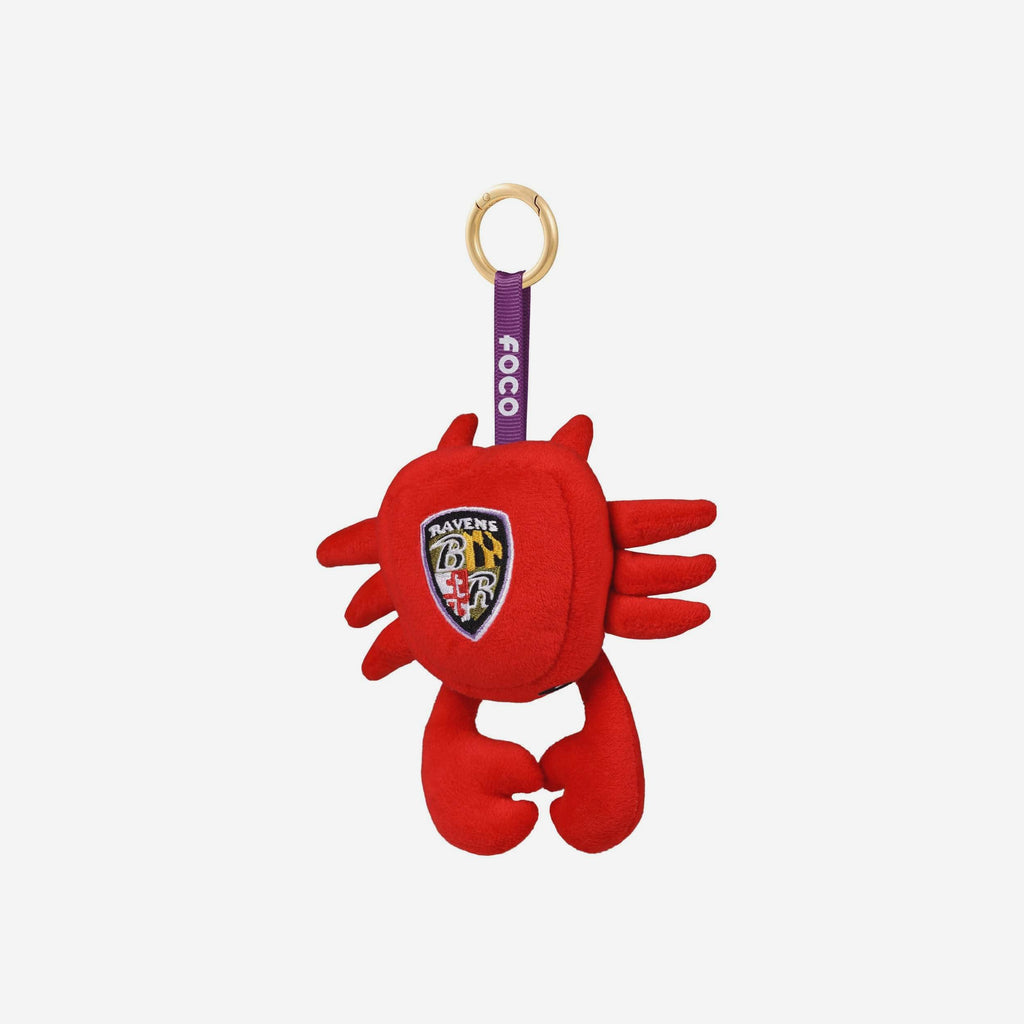 FOCO Baltimore Ravens Plush Food Bag Charm Keychain 4