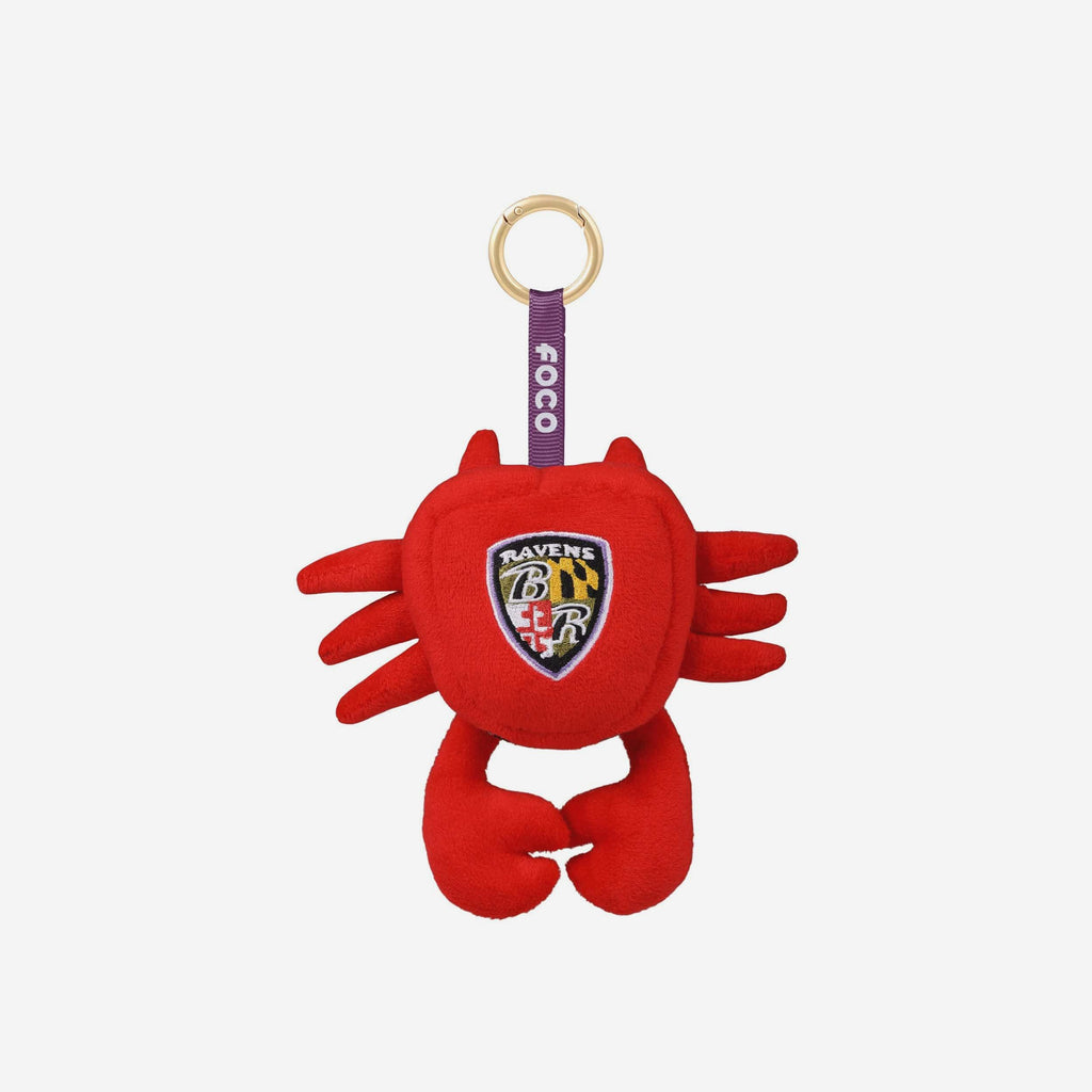 FOCO Baltimore Ravens Plush Food Bag Charm Keychain 2