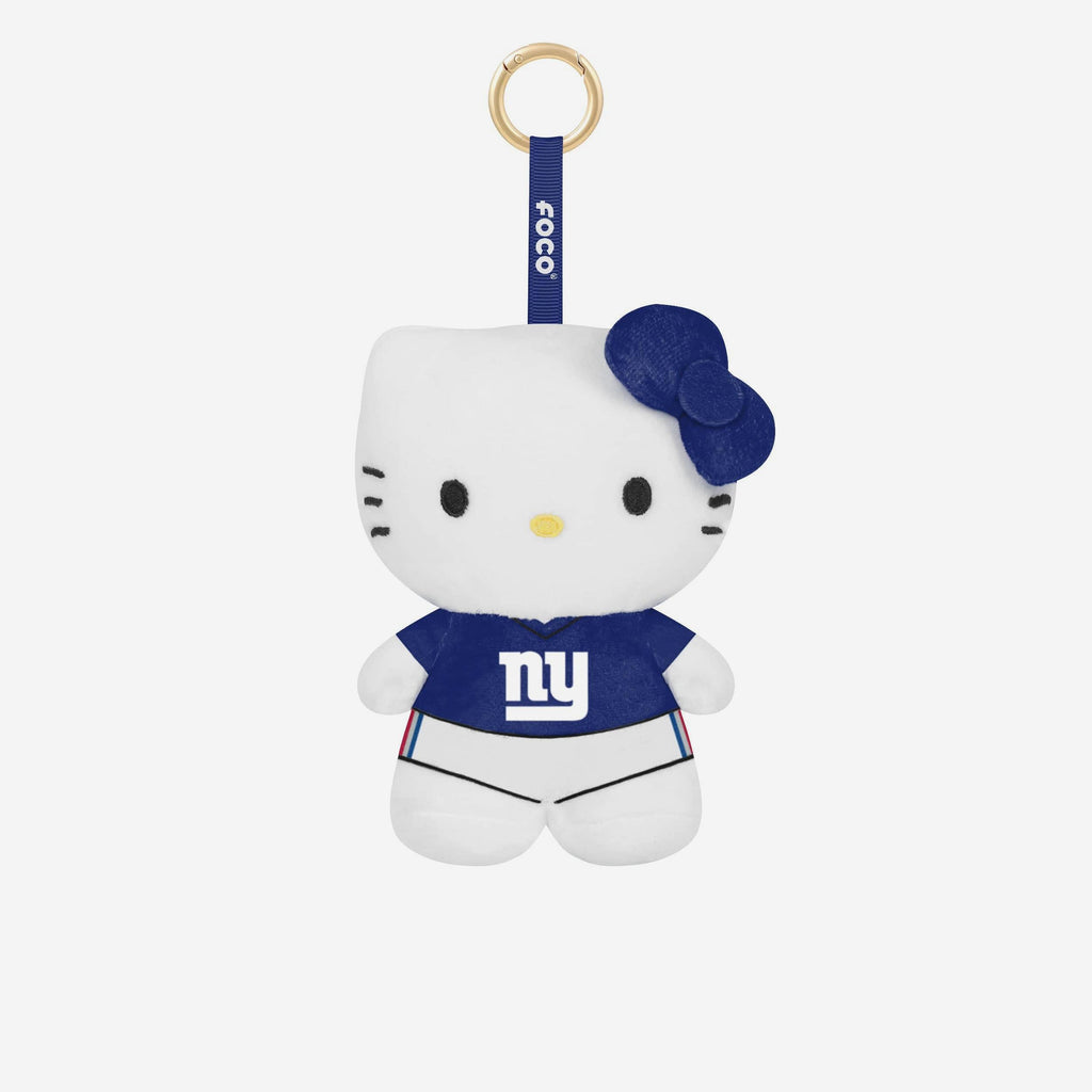 FOCO New York Giants Plush Hello Kitty Bag Charm 2