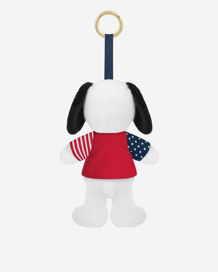 New England Patriots Americana Plush Snoopy Peanuts Bag Charm Keychain FOCO - FOCO.com