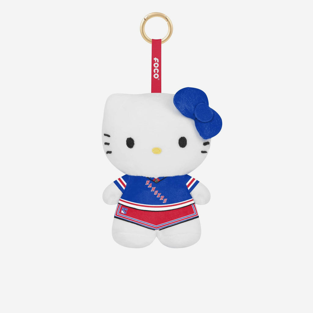 New York Rangers Plush Hello Kitty® Bag Charm Keychain FOCO