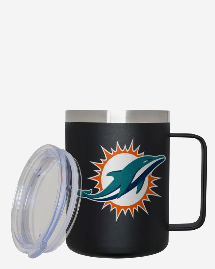 Miami Dolphins Team Color Insulated Stainless Steel Mug FOCO - FOCO.com