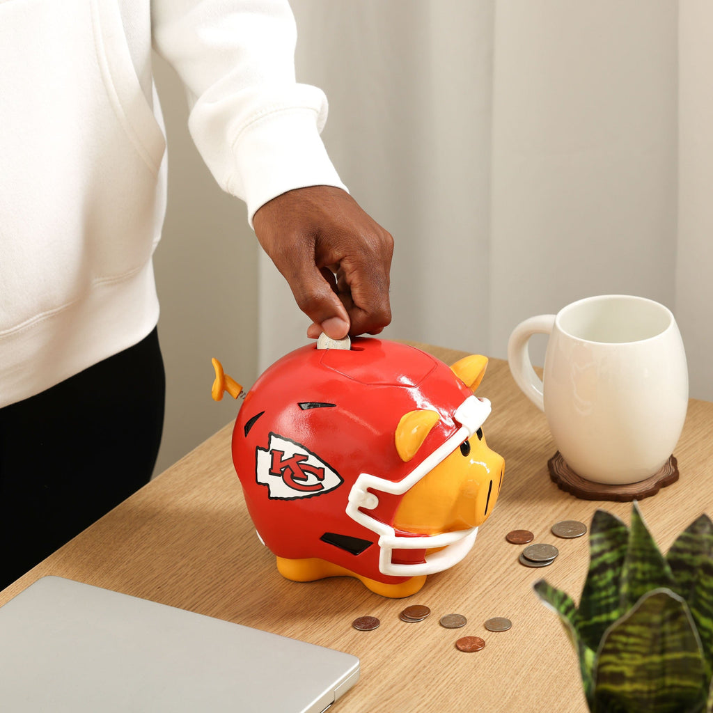 FOCO Helmet Piggy Bank Red 3