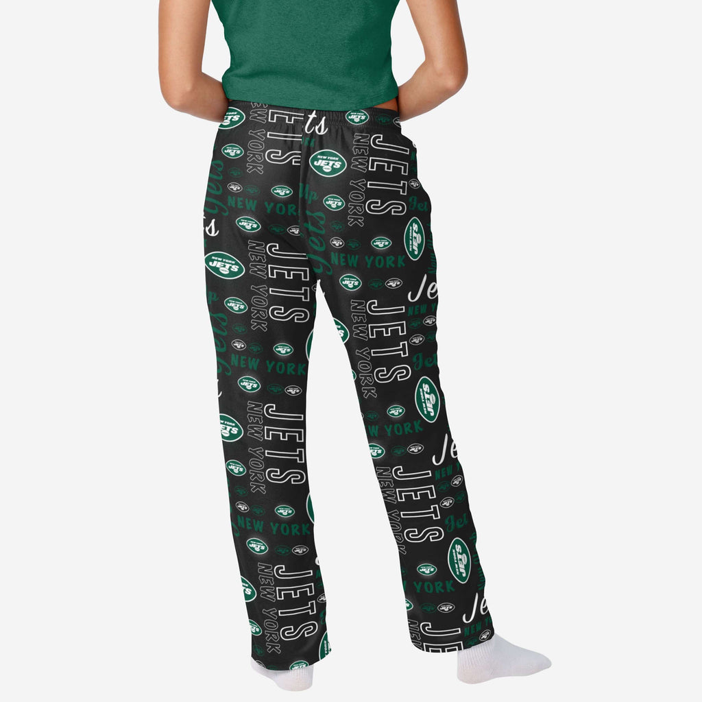 New York Jets Womens Mini Print Lounge Pants FOCO