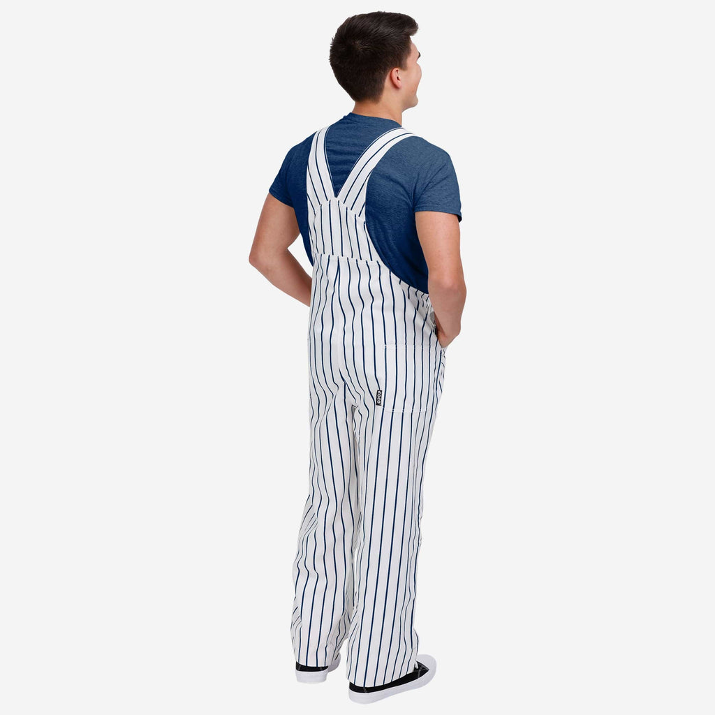New York Yankees Mens Pinstripe Bib Overalls FOCO