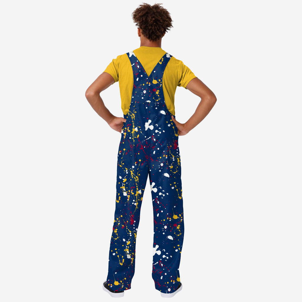 Denver Nuggets Mens Paint Splatter Bib Overalls FOCO
