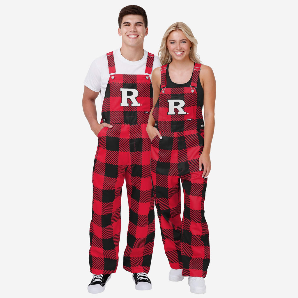 FOCO Rutgers Scarlet Knights Herren Latzhose kariert - 2XL 4