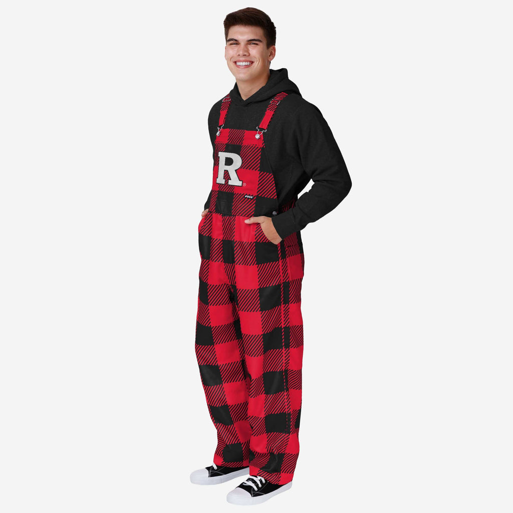 FOCO Rutgers Scarlet Knights Herren Latzhose kariert - 2XL 2