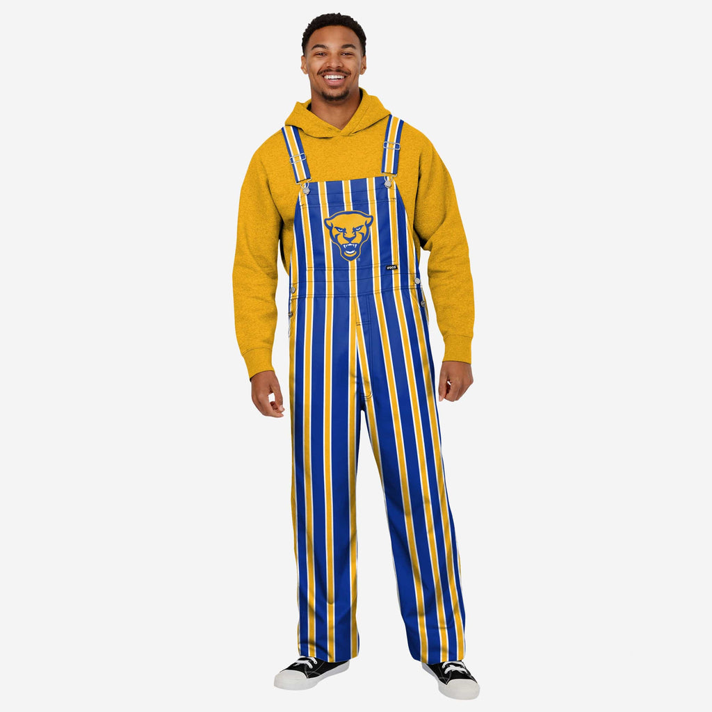 FOCO Pittsburgh Panthers Sideline Spirit Bib Overalls Men L 2