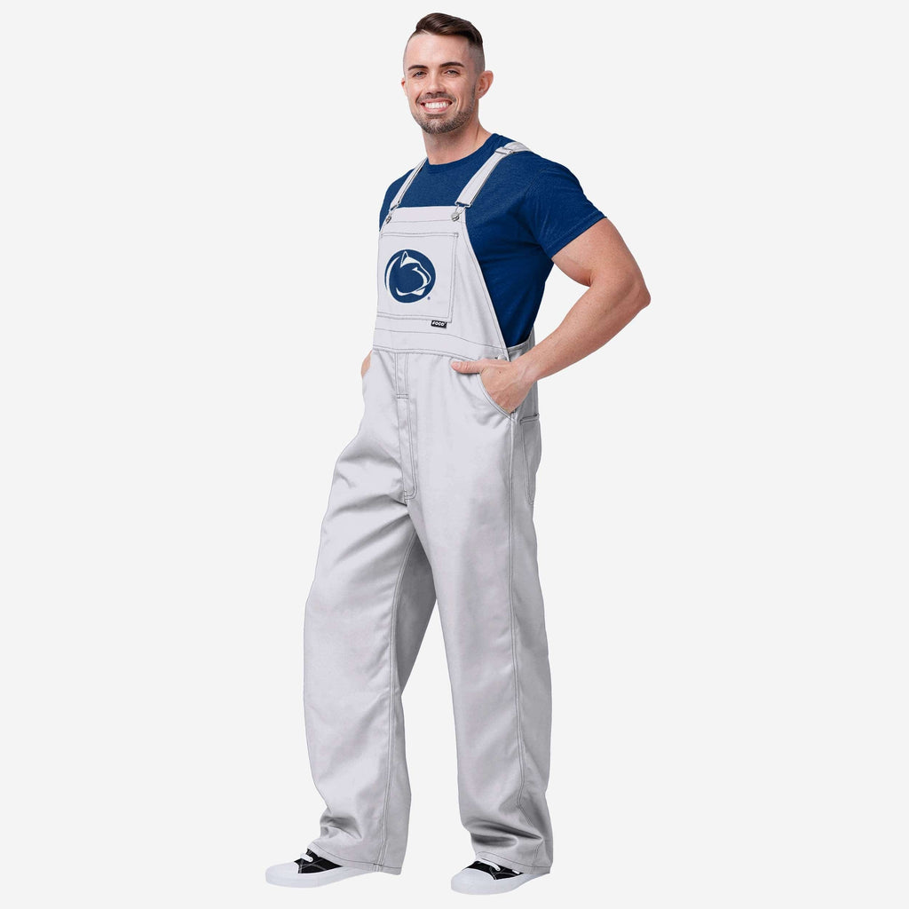 FOCO Penn State Nittany Lions Bib Overalls White 2XL 2