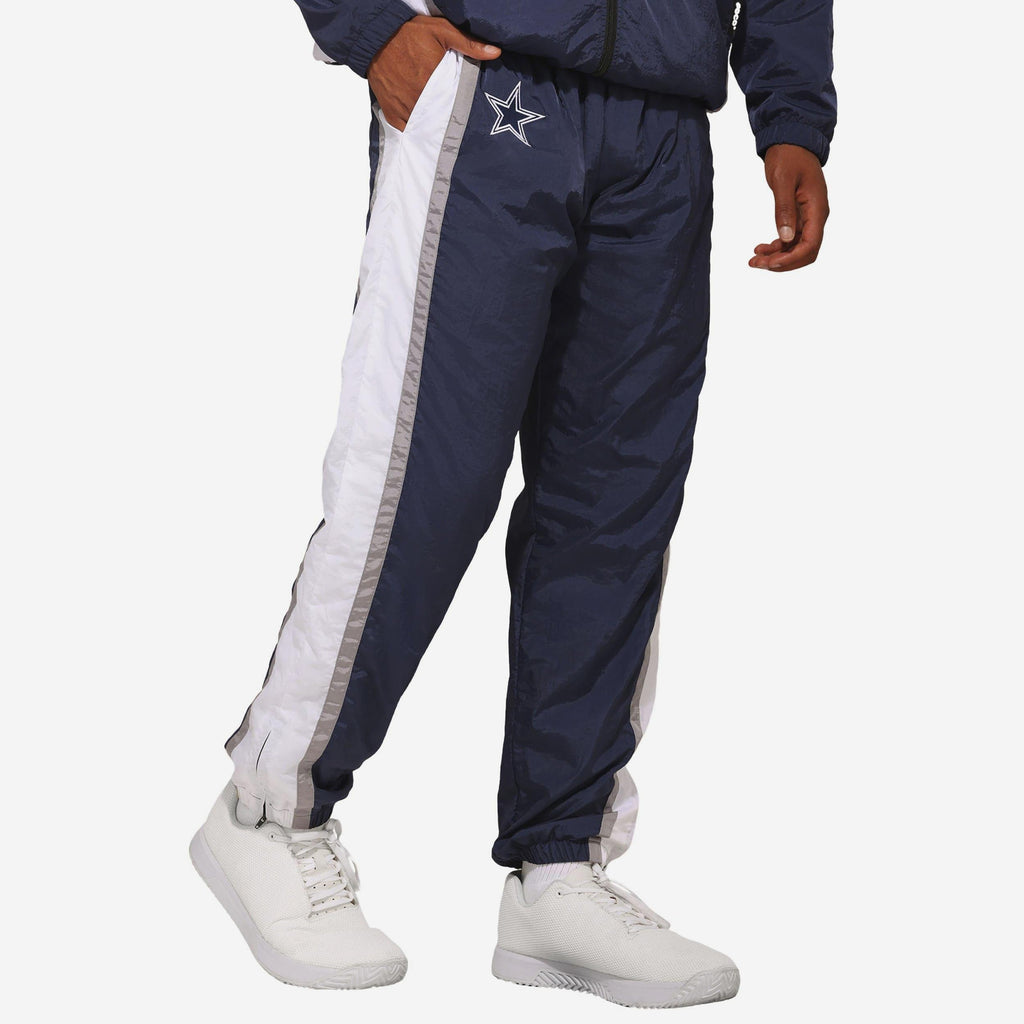 FOCO Dallas Cowboys Nylon Crinkle Gameday Pants Navy M Men 2