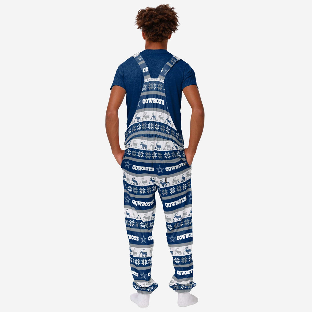 FOCO Dallas Cowboys Bib Overalls Blue M 3