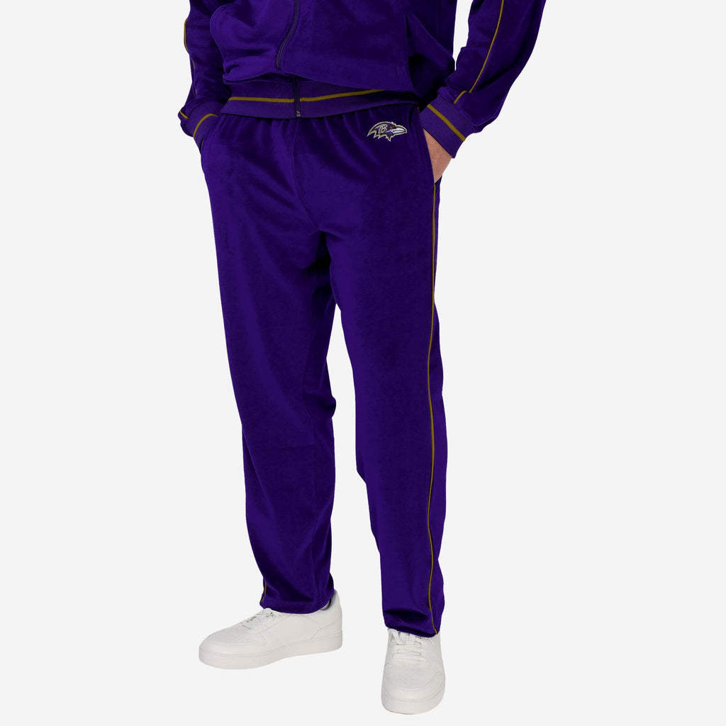 FOCO Velour Pants Purple XL 2
