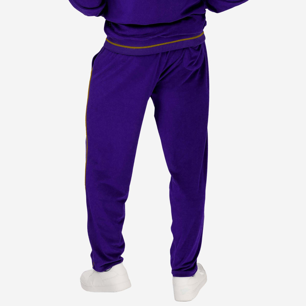 FOCO Velour Pants Purple XL 3