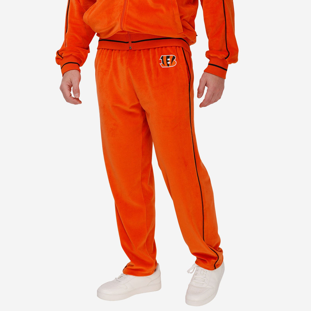 Cincinnati Bengals Orange Velour Pants FOCO