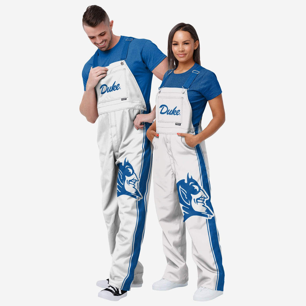 FOCO Duke Blue Devils Big Logo Bib Overalls Blue XL 4