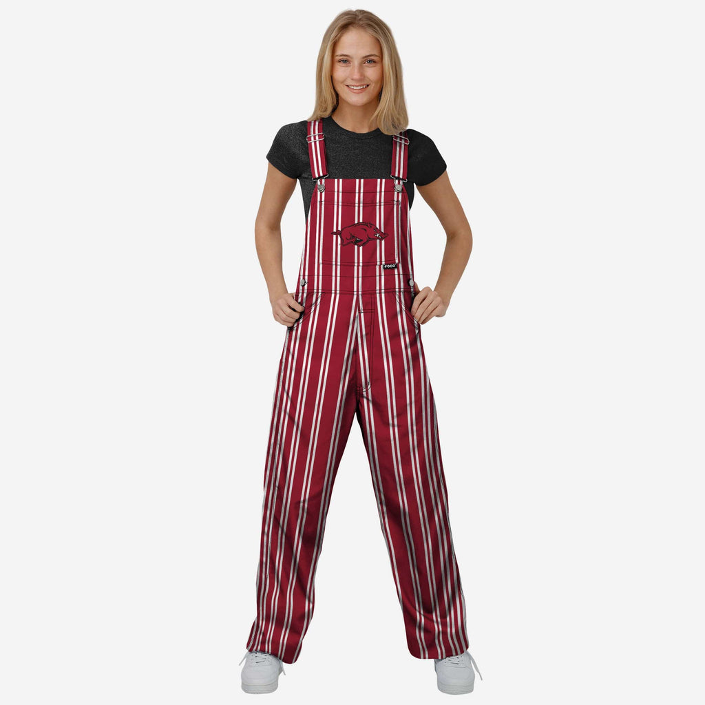 FOCO Arkansas Razorbacks Sideline Spirit Bib Overalls L 2