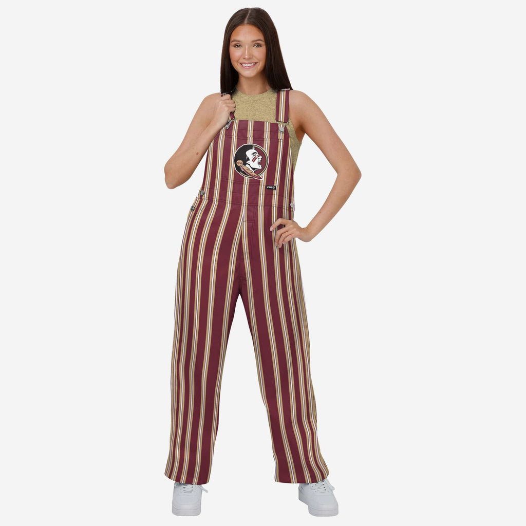 FOCO Florida State Seminoles Sideline Spirit Bib Overalls XL Women 2