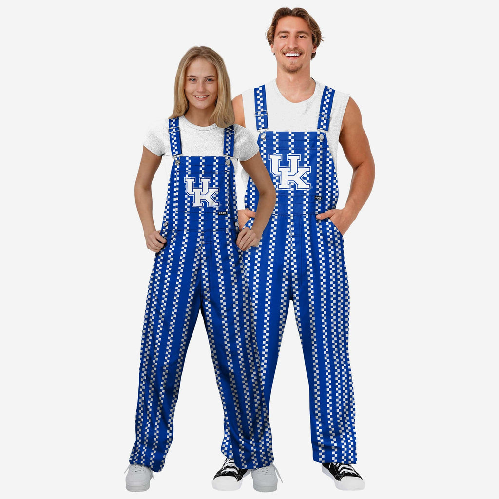 FOCO Kentucky Wildcats Sideline Spirit Bib Overalls Blue 2XL 4