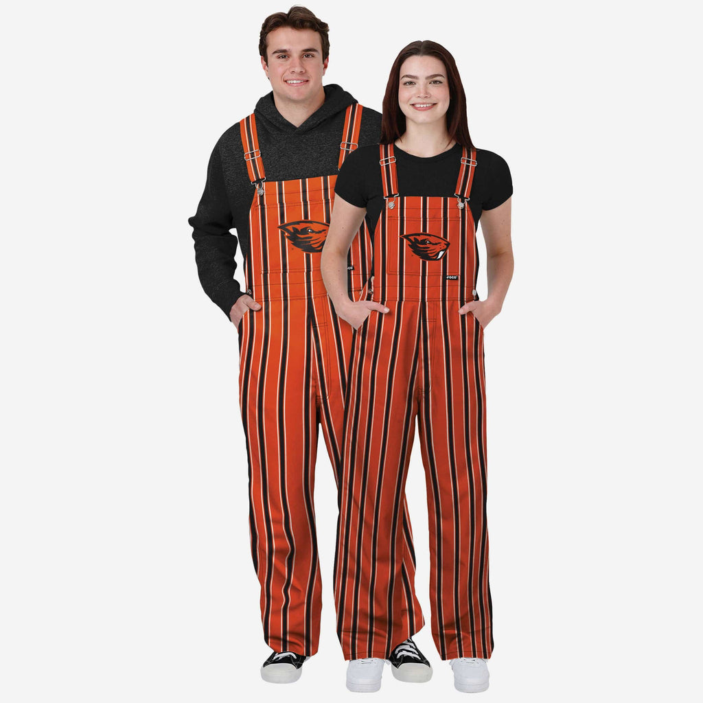 FOCO Oregon State Beavers Sideline Spirit Bib Overalls Orange 2XL 4