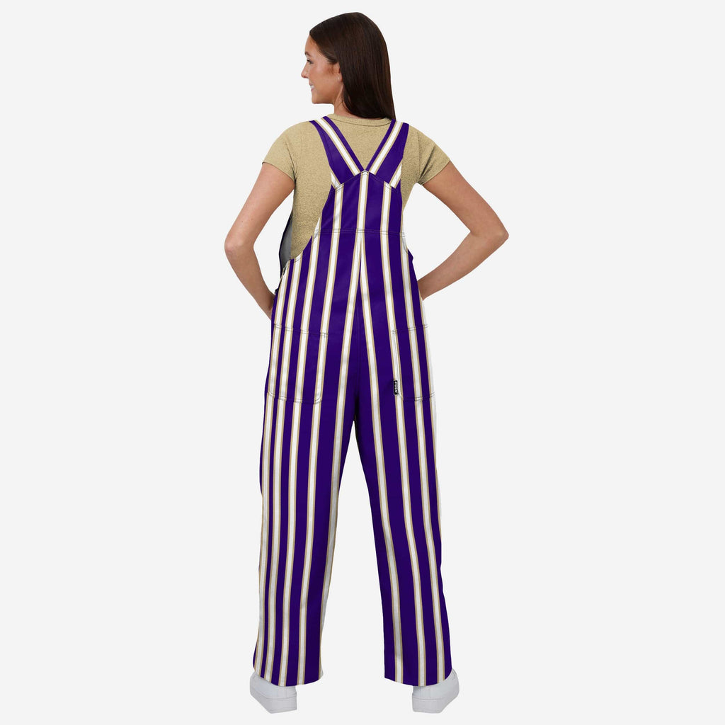 FOCO Washington Huskies Sideline Spirit Bib Overalls Purple Size L 3