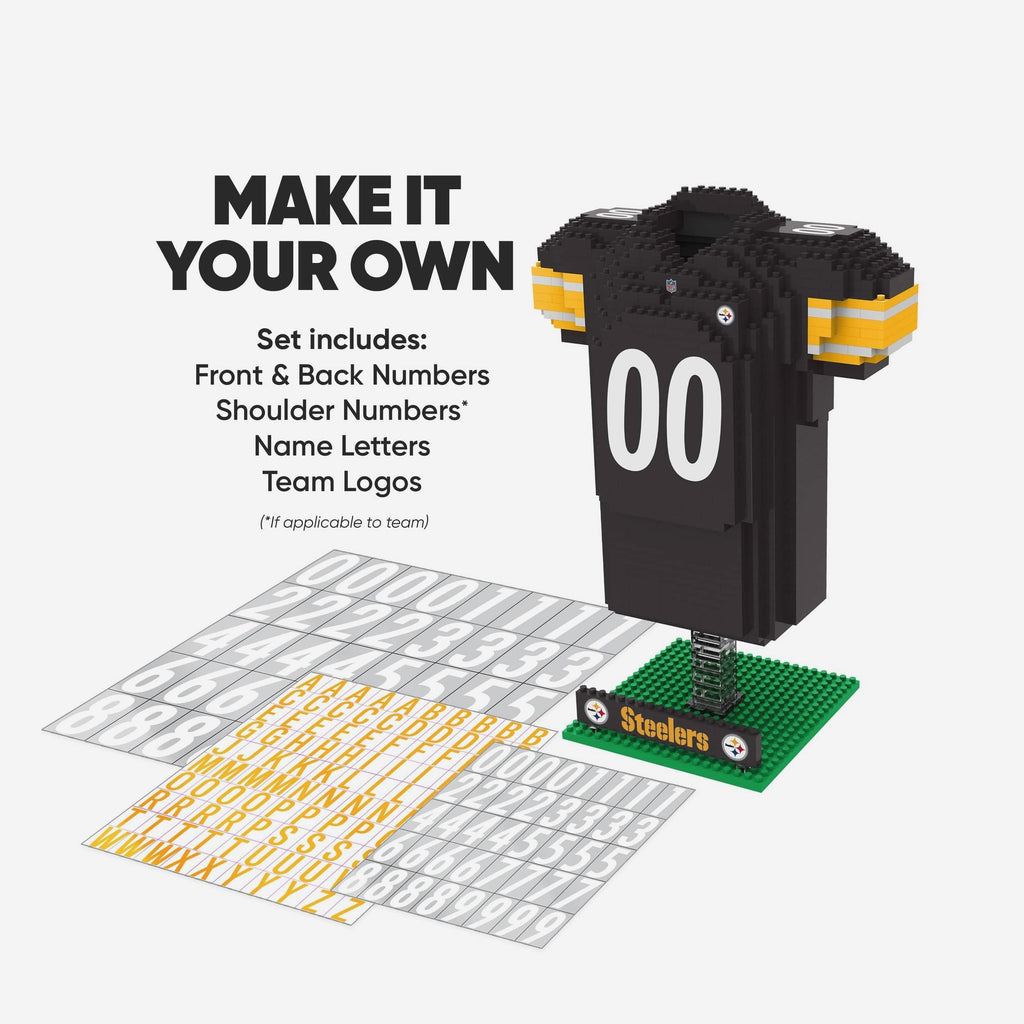 FOCO BRXLZ Pittsburgh Steelers Construction Toy Multi 3