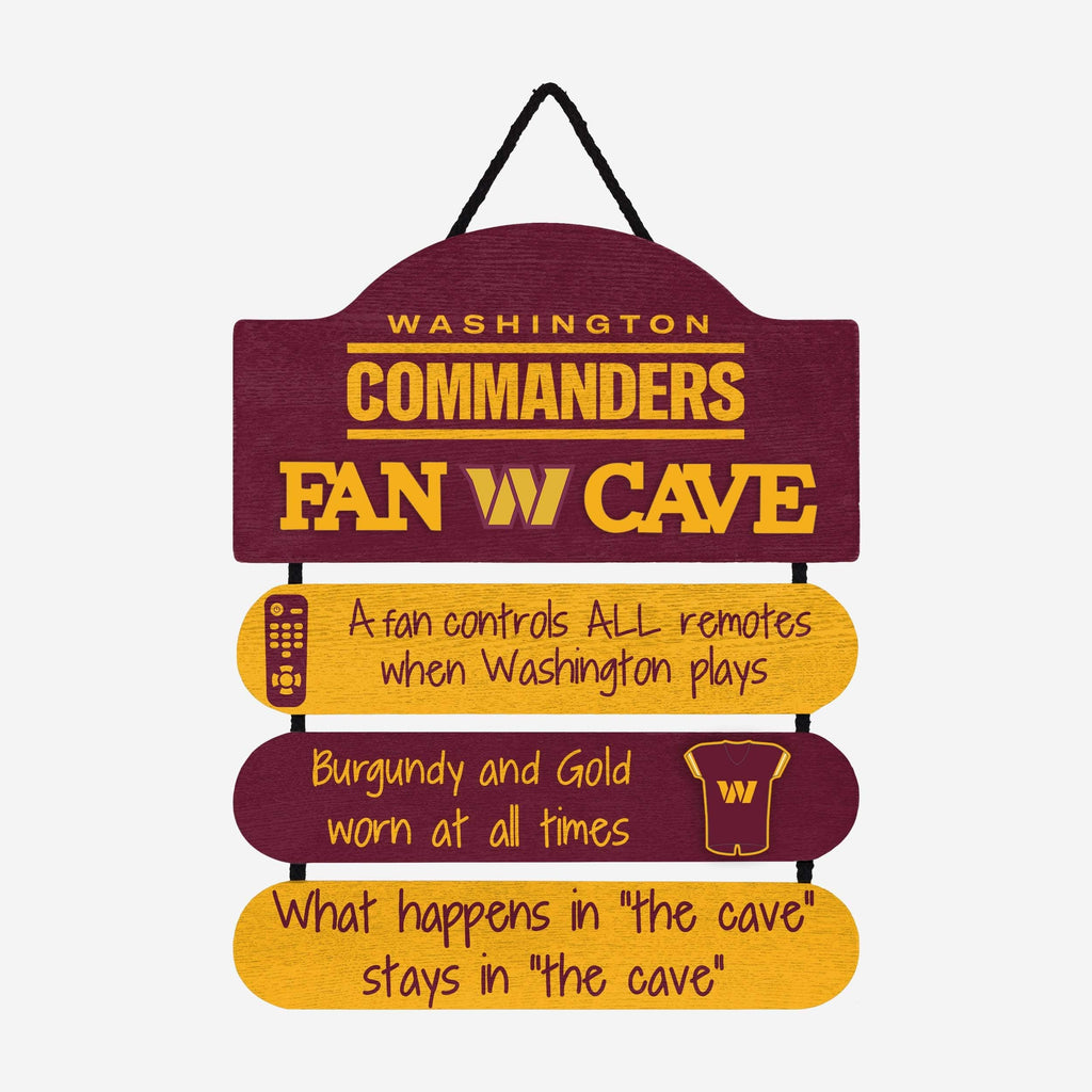 FOCO Washington Commanders Fancave Sign 2