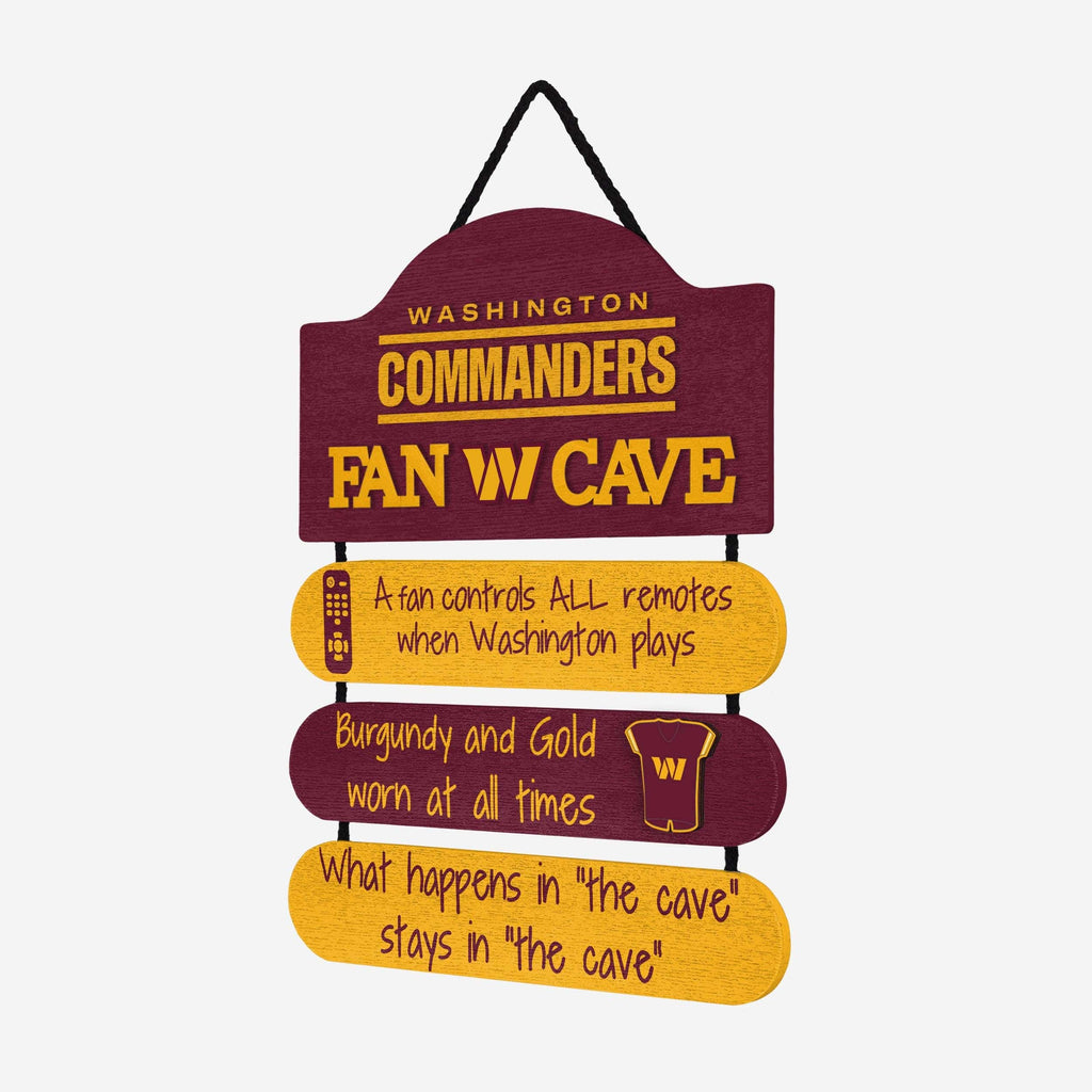 FOCO Washington Commanders Fancave Sign 3