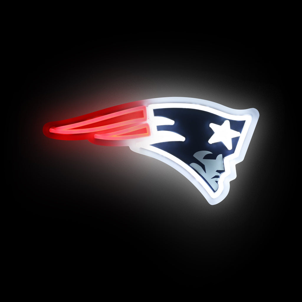 New England Patriots LED Neon Light Up Team Logo Sign FOCO