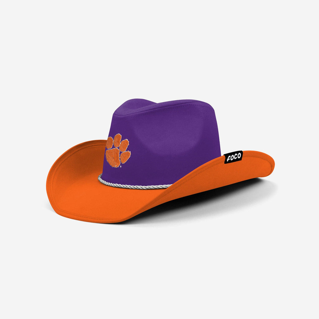 Clemson Tigers Two Tone Cowboy Hat FOCO